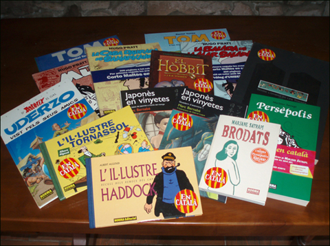 Lote de comics cortesía de Norma