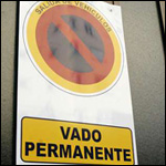 placa decorativa